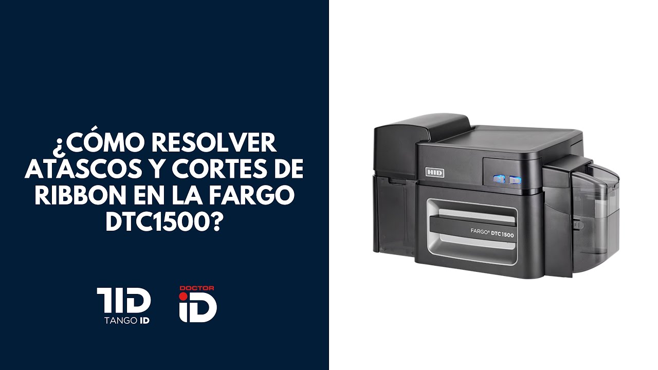 ¿Cómo resolver atascos y cortes de ribbon en la Fargo DTC1500?
