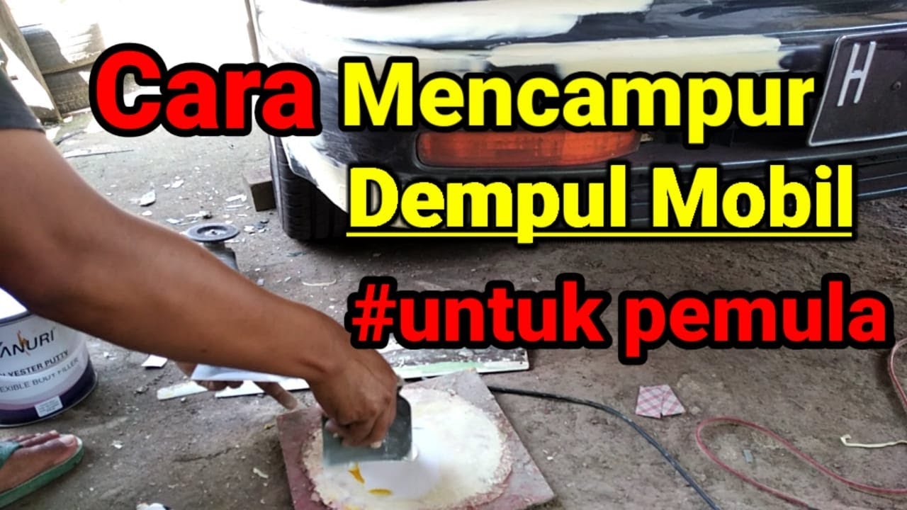 CARA MENCAMPUR DEMPUL MOBIL AGAR TIDAK CEPAT KERING