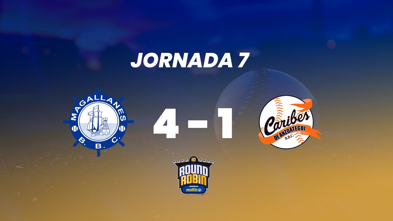 JORNADA 7 RESUMEN - ROUND ROBIN - Navegantes del Magallanes  - Caribes de Anzoátegui (14-01-26)