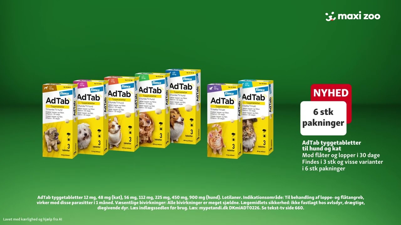 Maxi Zoo - AdTap til hund og kat