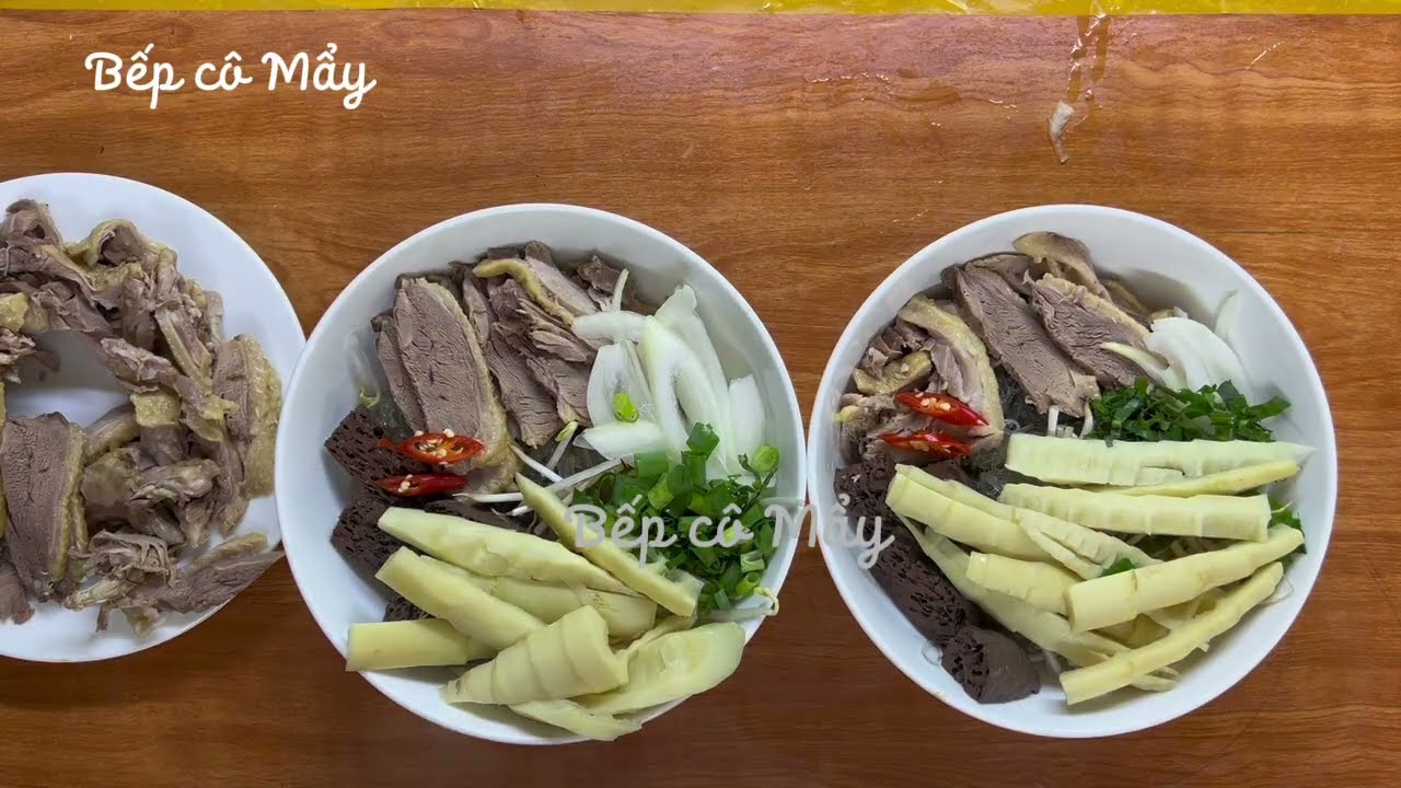 Chia sẻ cách làm món miến ngan măng trúc tươi giòn ngon khó cưỡng