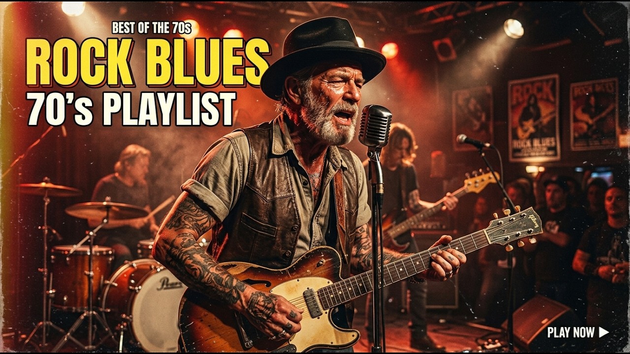 Best Rock Blues Guitar – Powerful Electric Blues Rock Playlist