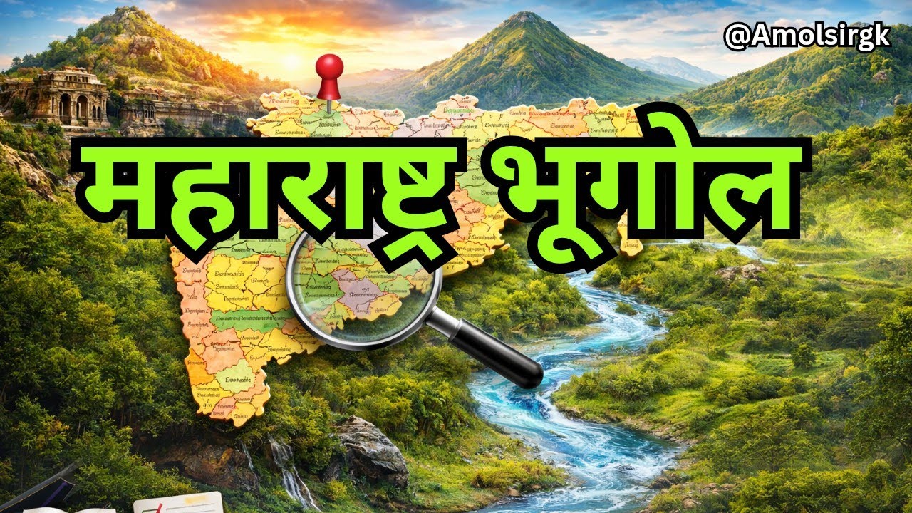 महाराष्ट्राचा भूगोल | Maharashtra Geography LIVE | By AmolSir GK | Pre 2026 साठी MUST LIVE Class