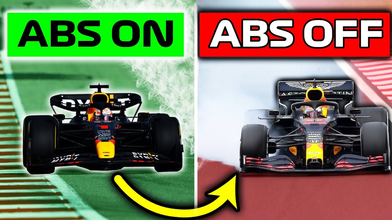 FRENOS ABS vs. NO ABS en la F1 💥 El SECRETO de los Pilotos para una FRENADA Perfecta ¿Cómo funciona?