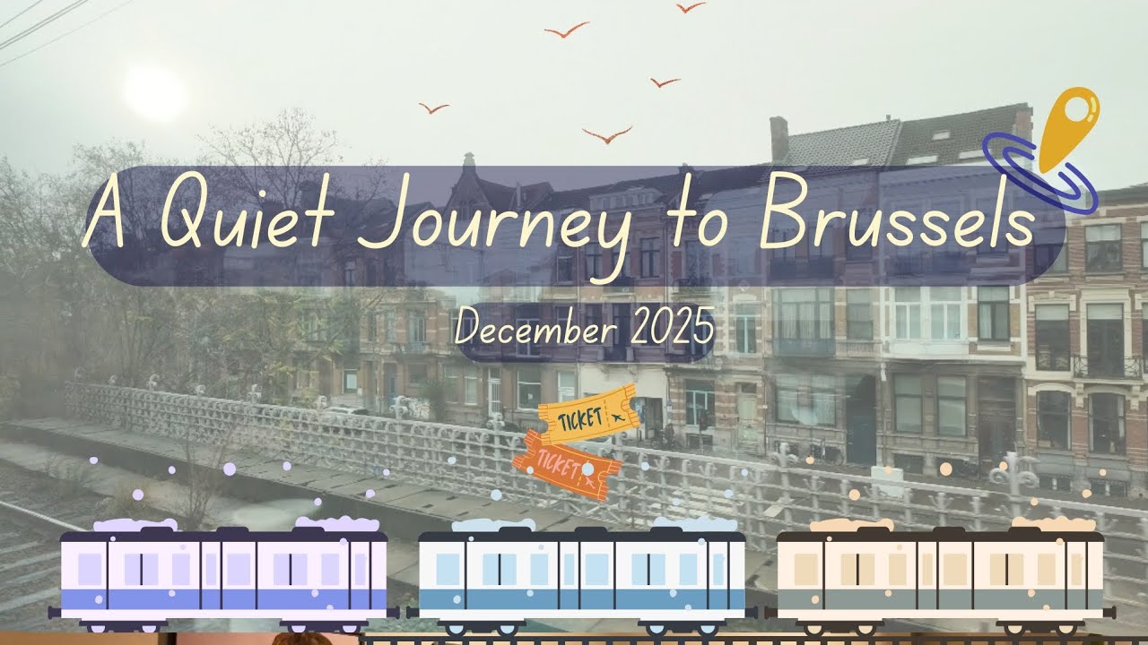 From Home to Brussels | Cozy Travel Vlog part 1