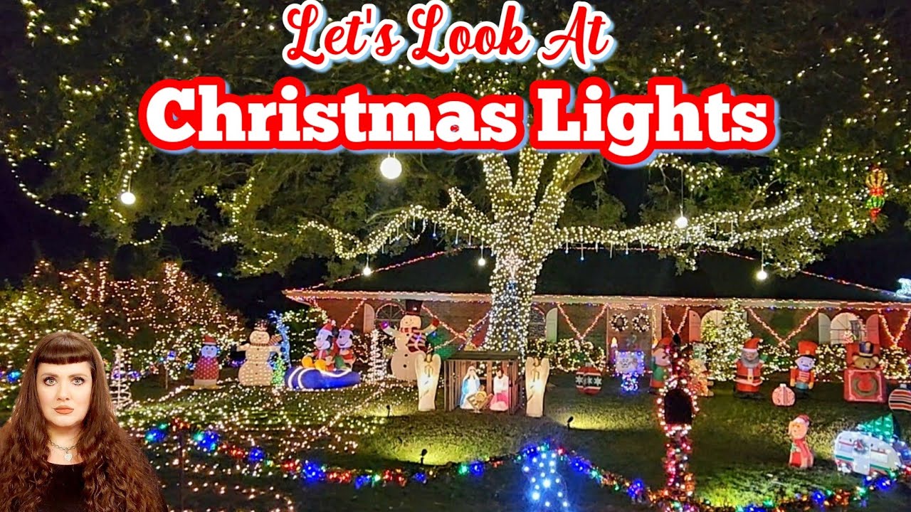 🔔Christmas Lights Tour🔔 Let's Take A Relaxing Ride And Look At Christmas Lights 🎄⛄️🎄