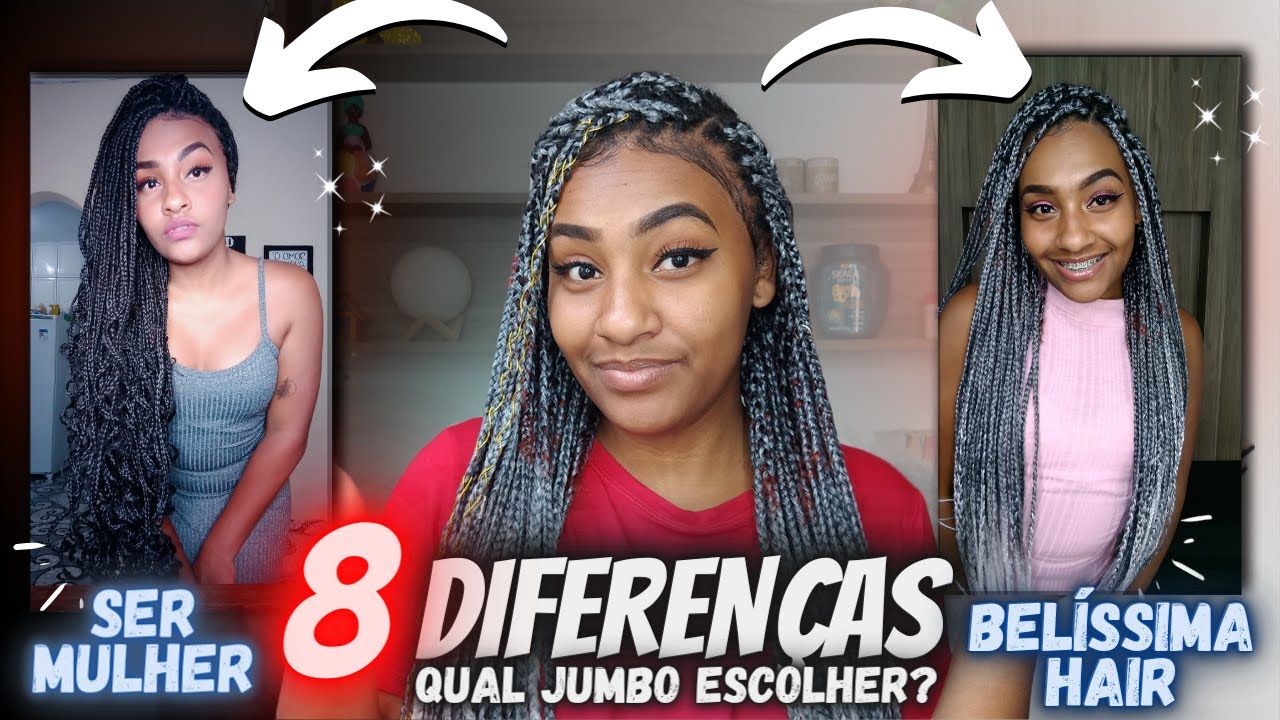 QUAL MARCA É MELHOR PARA BOX BRAIDS? SER MULHER X BELÍSSIMA HAIR