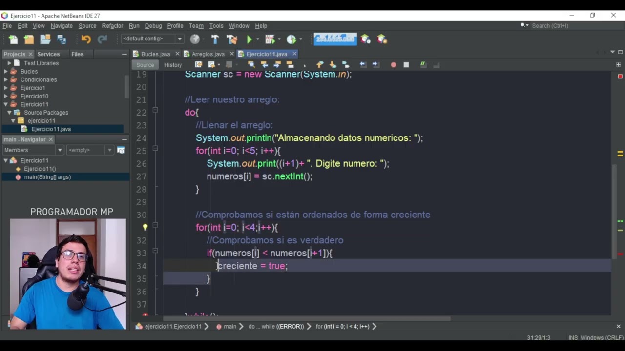 ¡PROGRAMACIÓN EN JAVA DESDE CERO! | Arreglos | Clase 63 Insertar un número en un arreglo ordenado.