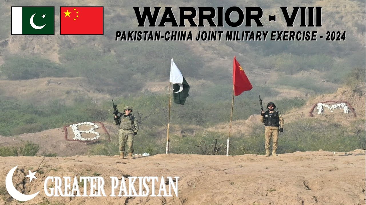 Pakistan-China - Joint Military Exercise - WARRIOR-VIII - 2024