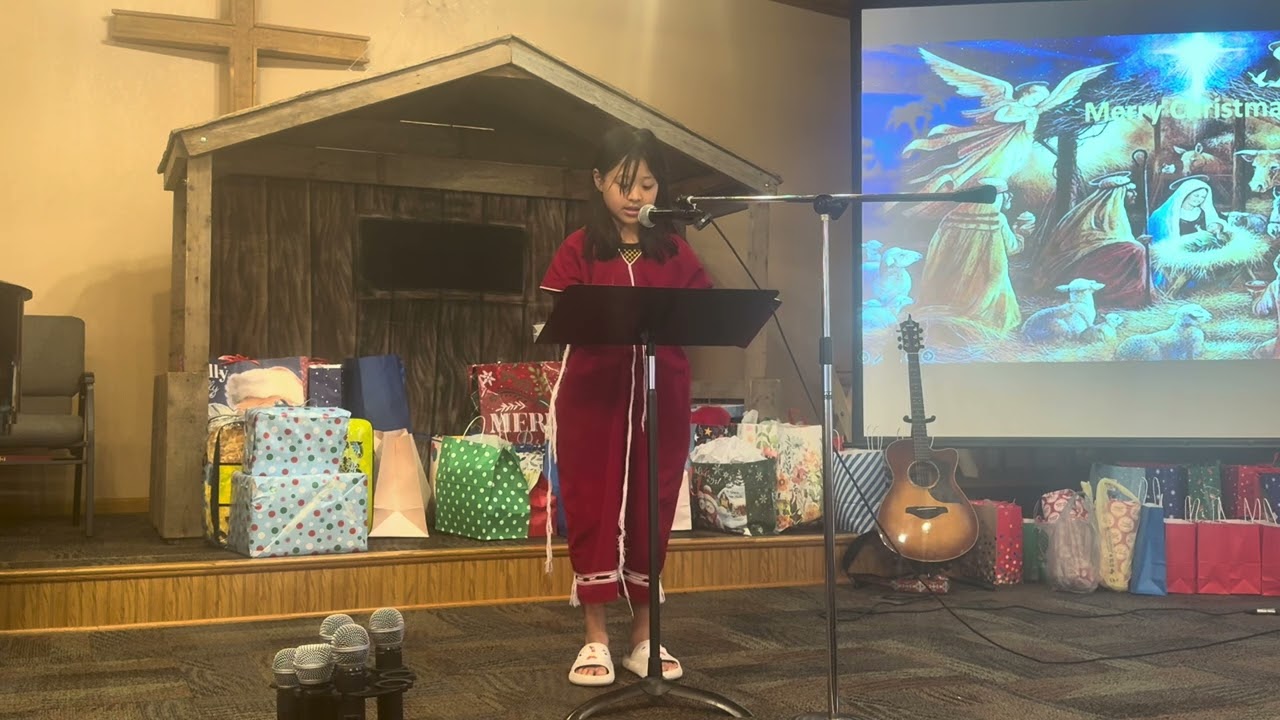Testimony by Sunday school 