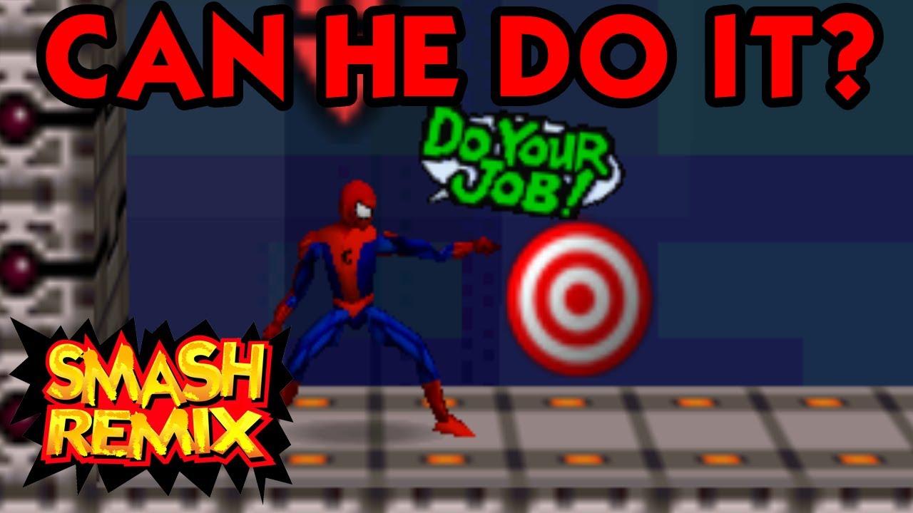 Can Spider-Man Complete All Break the Targets Stages in Smash Remix 1.5.0? (mod by Ultima647)