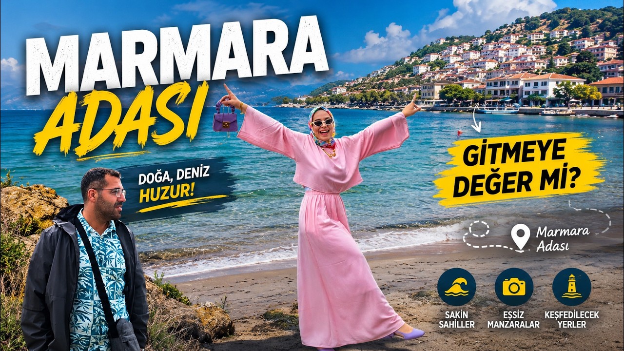 Marmara Adası I Huzurun Adresi! 🏝🩶 (Gitmeden İzleyin)
