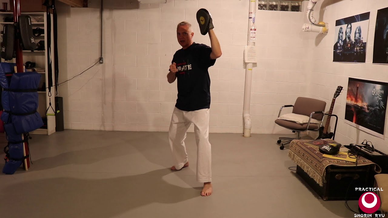 Pinan Shodan Solo Pad Drill 2