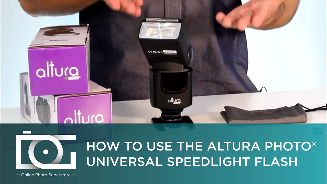 TUTORIAL | How To Use the Altura Photo&reg; AP-UNV1 Universal Flash for CANON, NIKON & Other Cameras