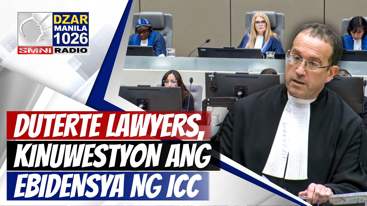 #SMNIRadioNewsblast: Duterte lawyers, kinuwestiyon ang ebidensya ng prosekusyon ng ICC