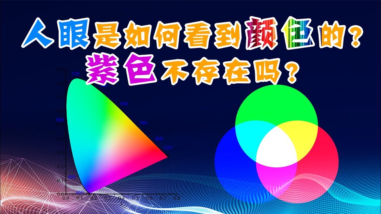 人眼是如何看到颜色的？紫色不存在吗？