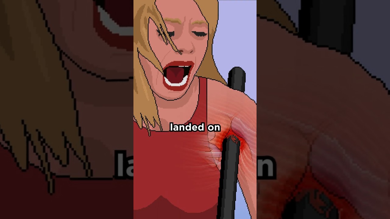 Impaled by a Beach Umbrella 😱