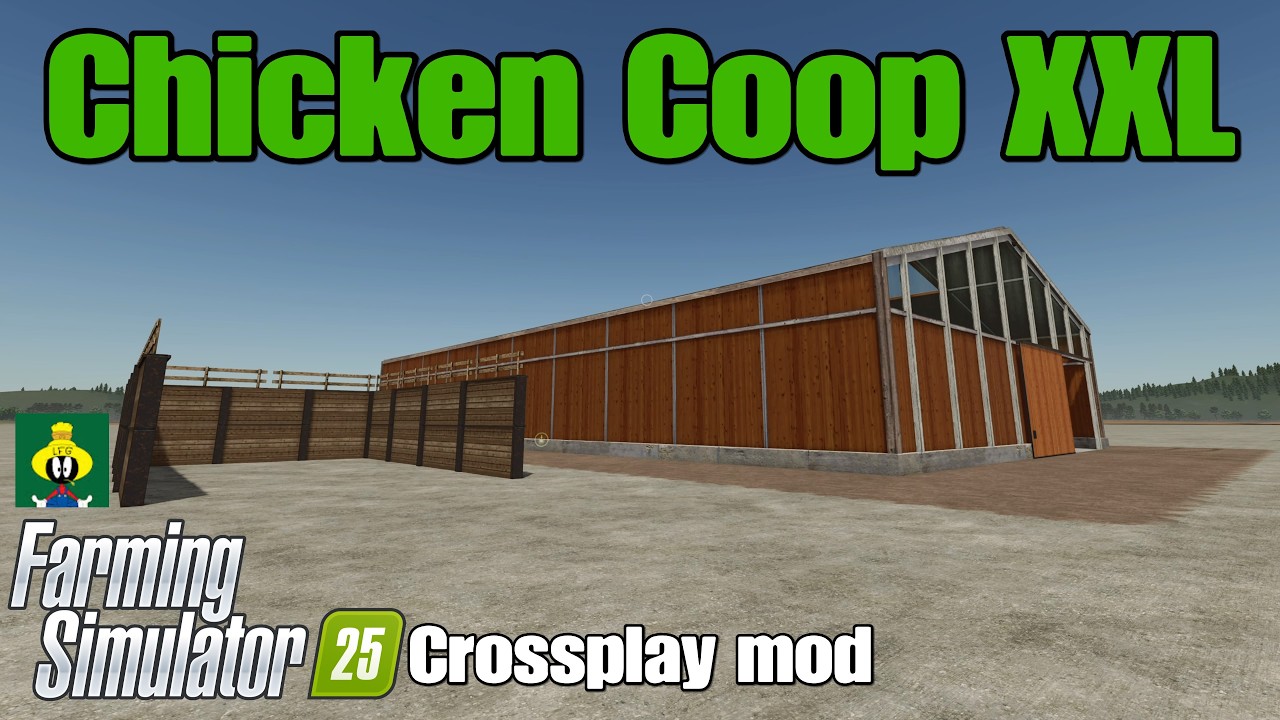 Chicken Coop XXL / FS25 crossplay mod