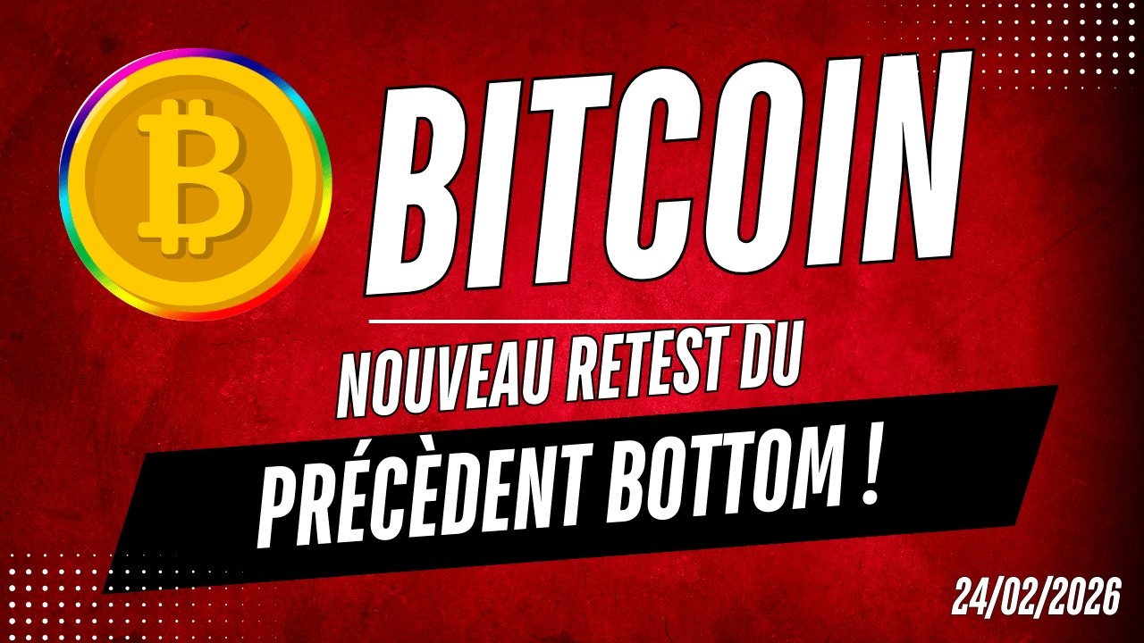 BITCOIN nouveau retest du PR&Eacute;C&Egrave;DENT BOTTOM 🚨Va t'il tenir ? Analyse CRYPTO & news ✅