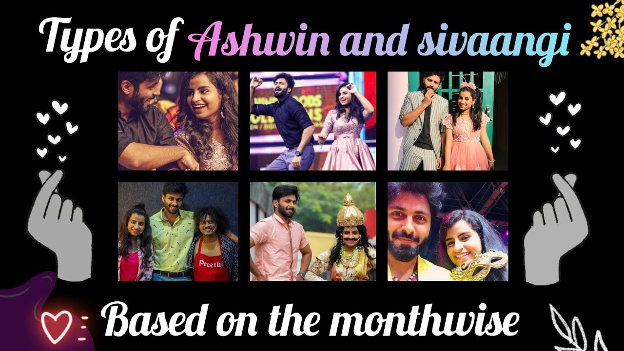 Types of Ashwin and sivaangi pair🤩🥰♥️ || Ashwin || Sivaangi ||