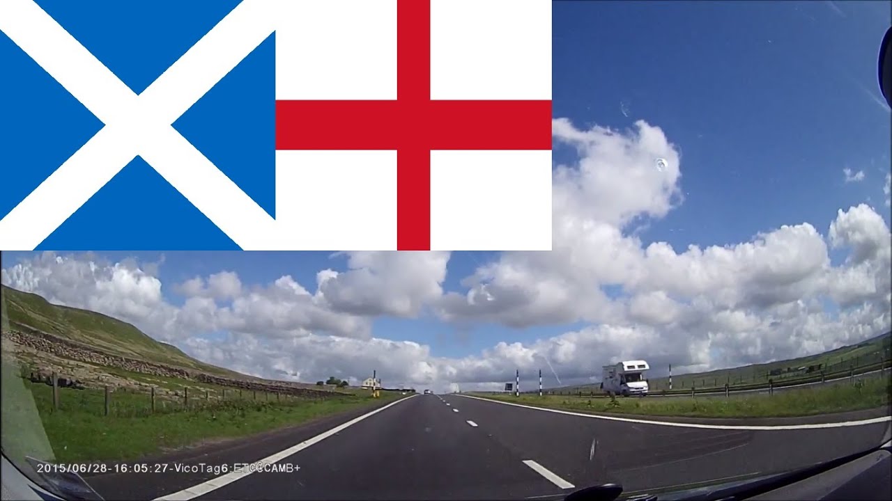 Driving in England & Scotland --- From Glasgow to Cambridge 6 hours