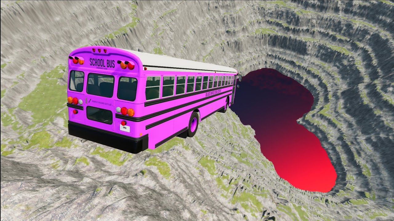 BeamNG.Drive - Leap Of Death Car Jumps and Falls Crashes #1