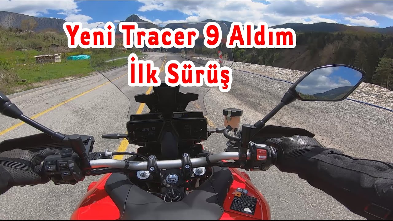Yeni Motor Aldım - Tracer 9 - İlk Sürüş - First Ride - Sahil Turu