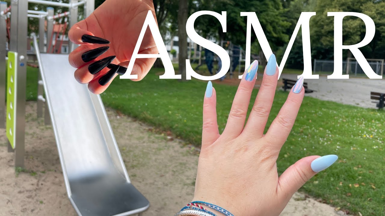 I go to playgrounds to do ASMR, so you can sleep 🛝💤