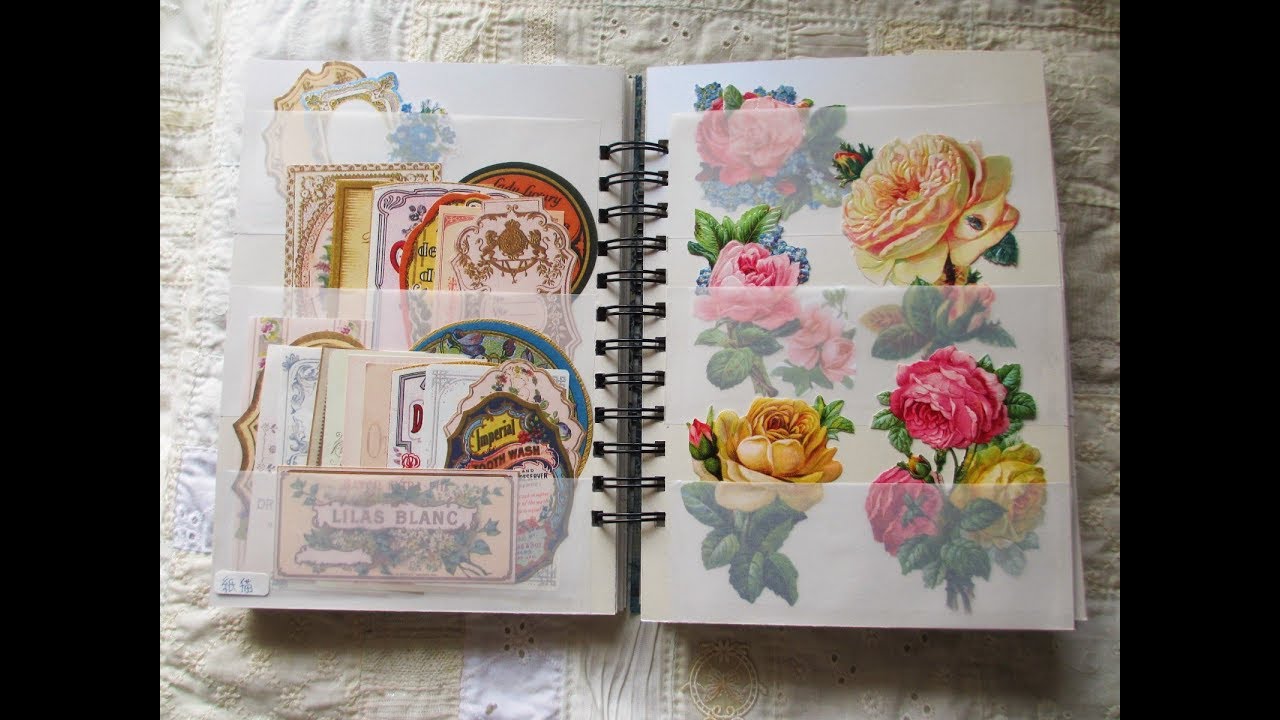 紙もの好きの雑記帳106 素材収納ファイルとアンティークマーケット Ephemera book & Antique Market In Fukushima