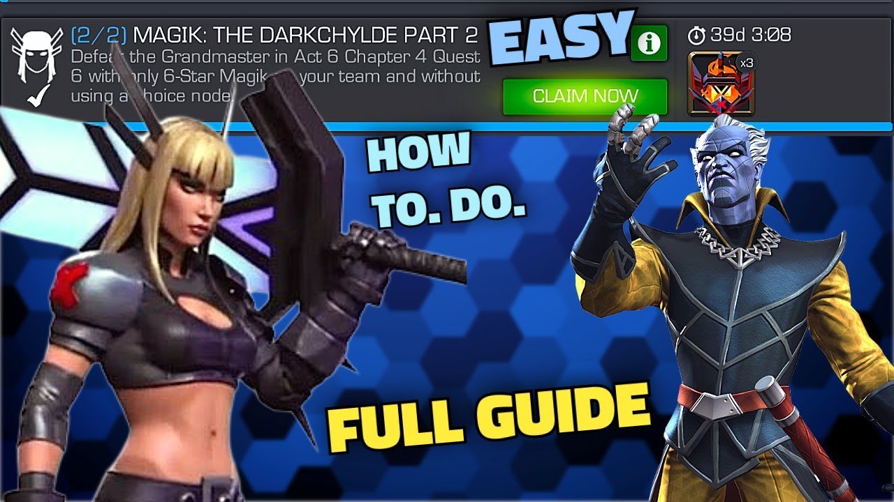 Magik The Darkchylde Objective For Limbo Tokens | Magik vs Grandmaster Objective Complete Guide Easy