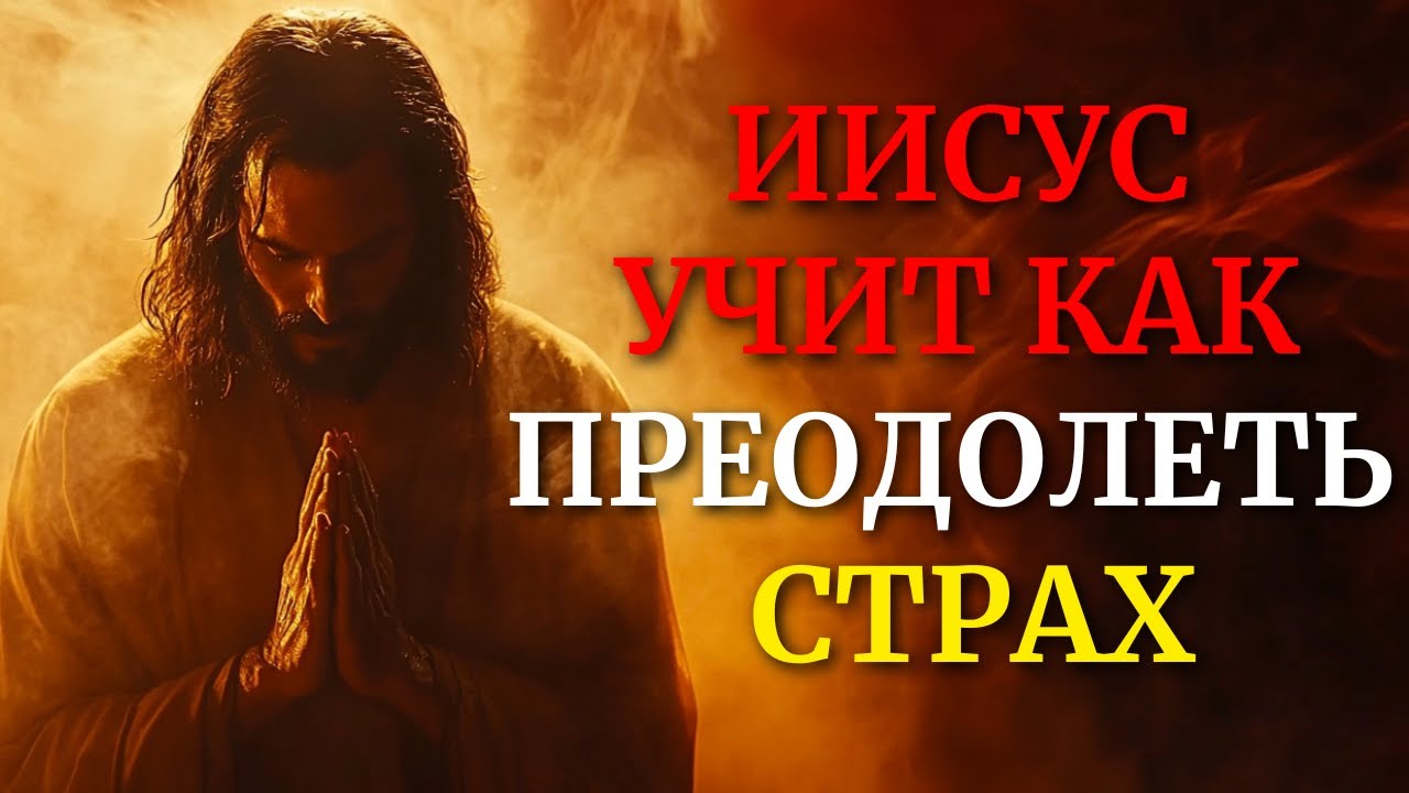 Иисус Нас НАУЧИЛ как ПОБЕДИТЬ СТРАХ | Христианская мотивация | Послание от Бога сегодня