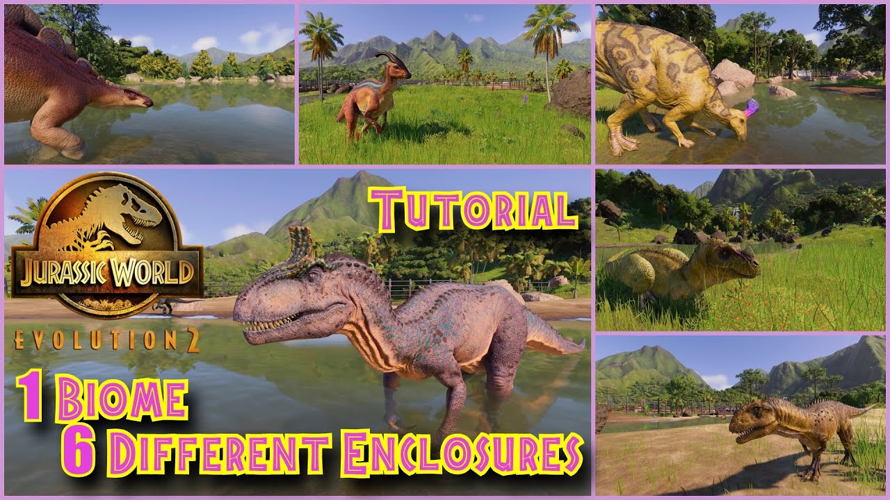 1 Biome, 6 Different Enclosures - Tropical (JWE2 Tutorial)