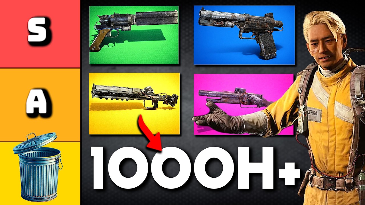 I Ranked BEST & WORST Weapons in ARC RAIDERS after 1000 HOURS - PVP WEAPON TIER LIST