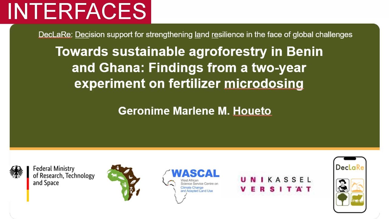 Sustainable agroforestry in Benin and Ghana: experiment on fertilizer microdosing | Presentation