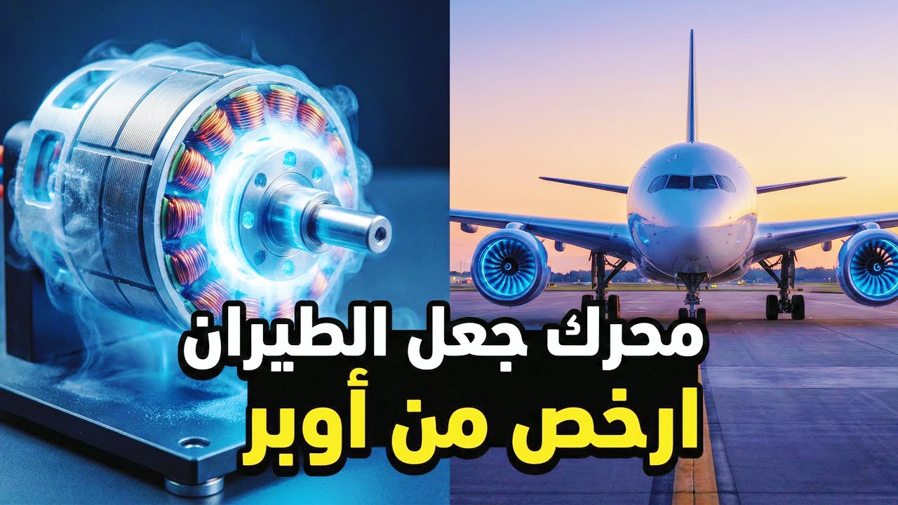 مرحبا بالطائرات  الكهربائيه الضخمه  : المحرك الذي ألغى قوانين الطيران!