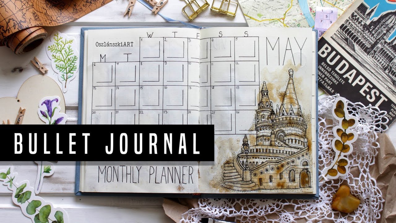 Bullet Journal (MAGYAR) Május 2019 - Rajzolj kólával! - Budapest