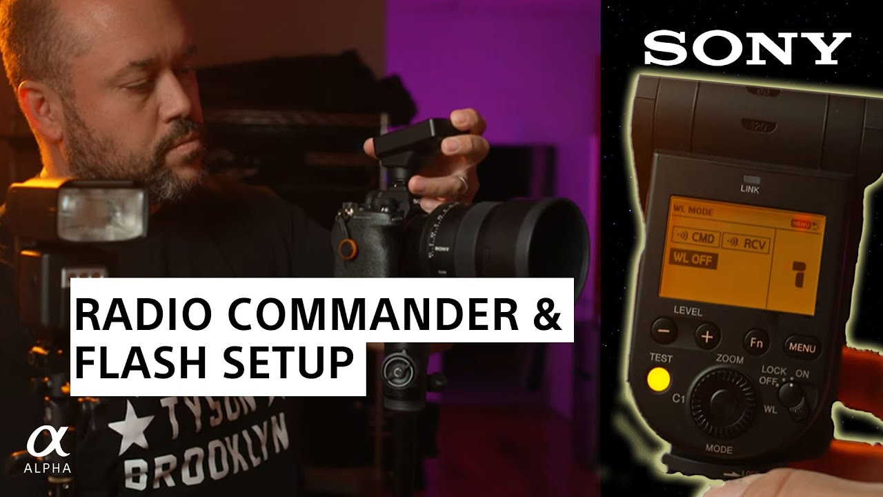 How To Set Up The Sony Radio Commander & Flash | Miguel Quiles