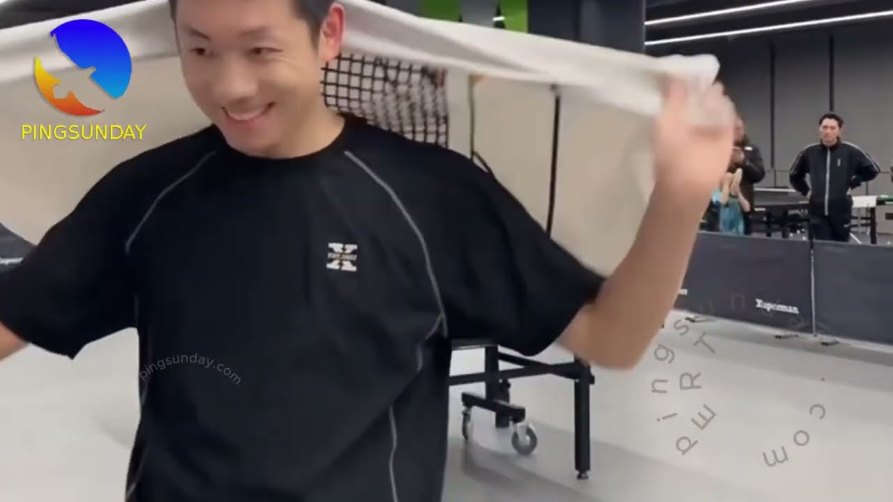 Why XU XIN is always happy and laughing? Because his forehand is the best !