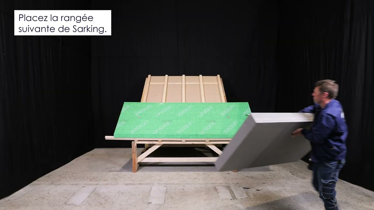 Vid&eacute;o de mise en oeuvre | Unidek Sarking XL