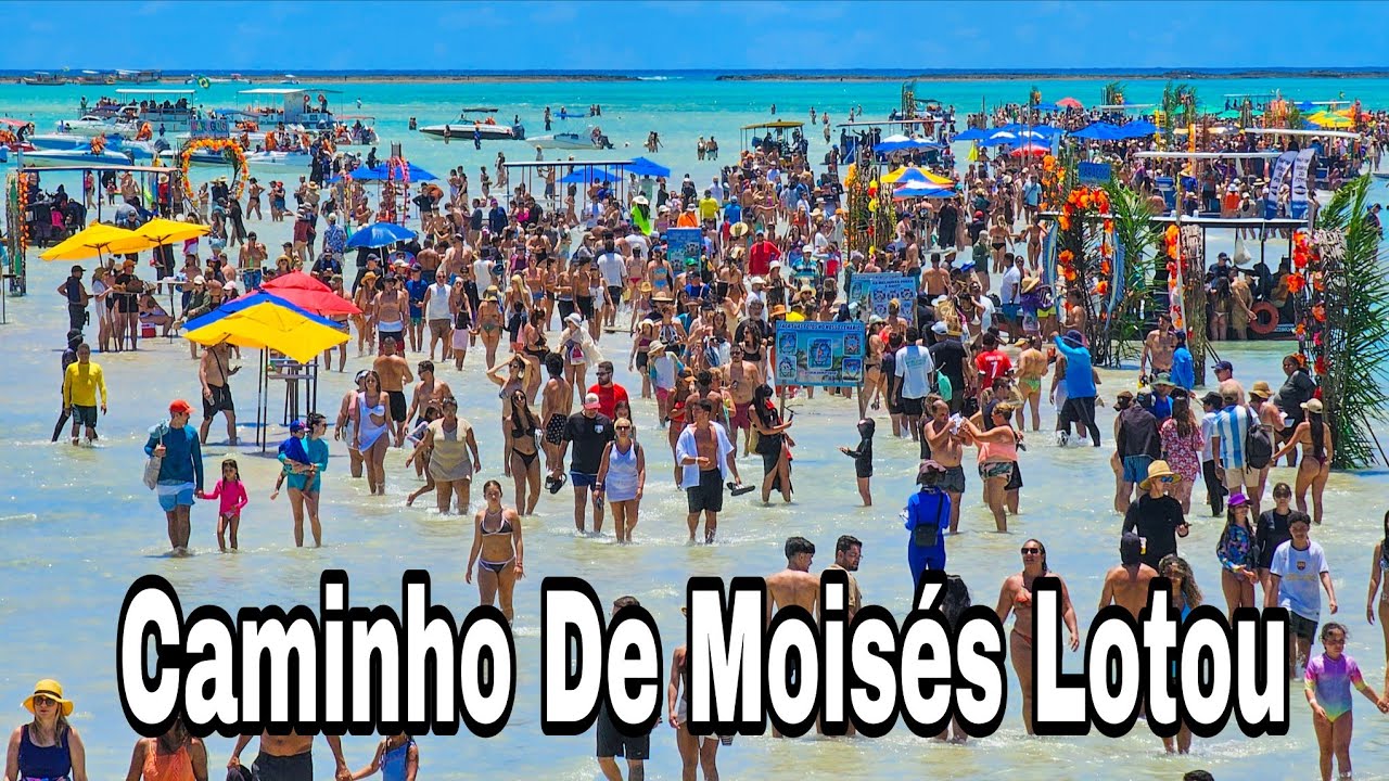 Caminho De Moisés Em Maragogi Alagoas Lotado Fevereiro 2026