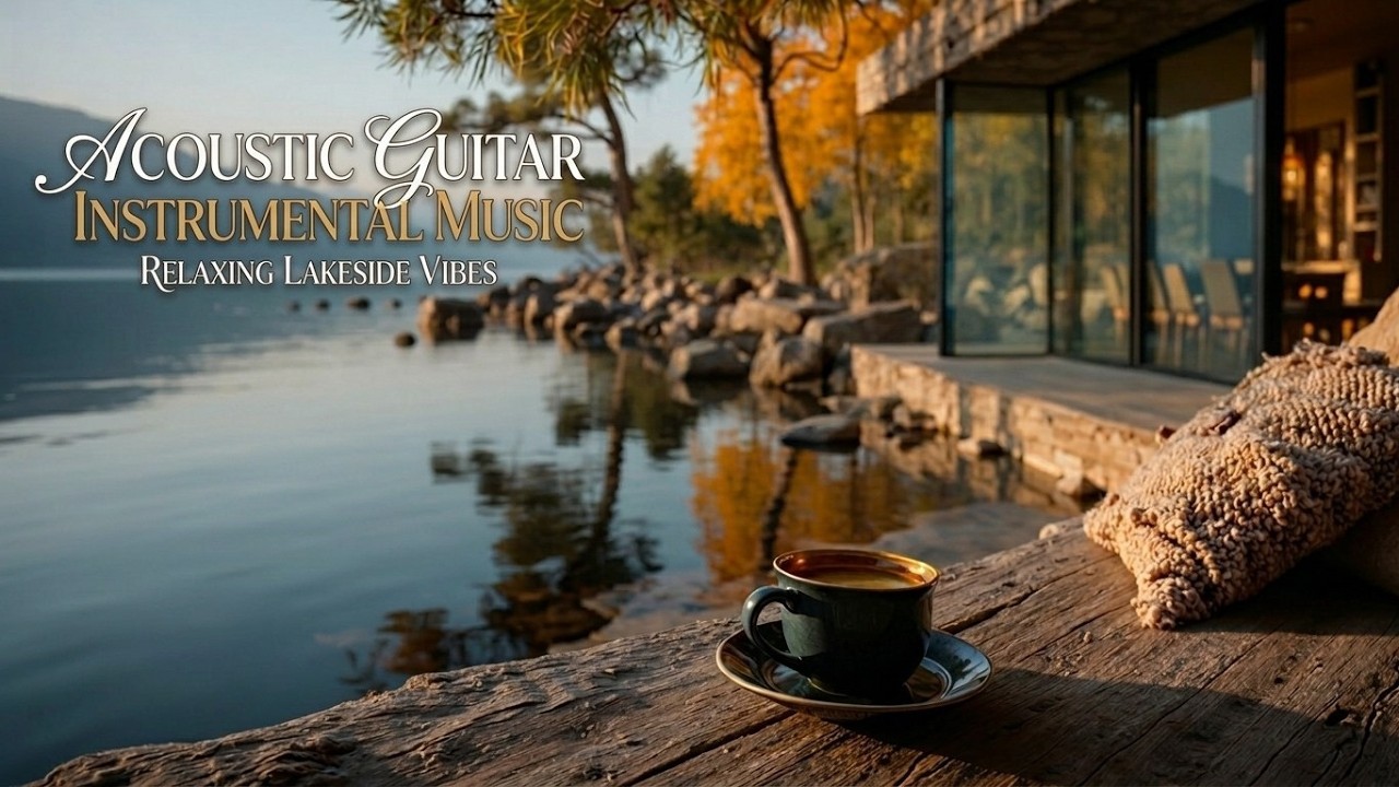 Расслабляющая гитарная музыка для спокойного утреннего кофе у озера | Акустика