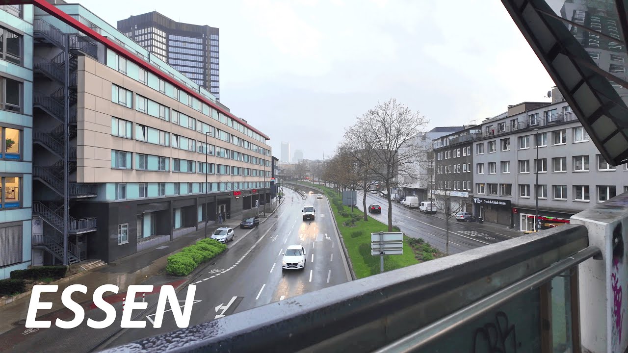 Essen - Vom Ruhrbahn Betriebshof Stadtmitte in die City | Frühling 2024