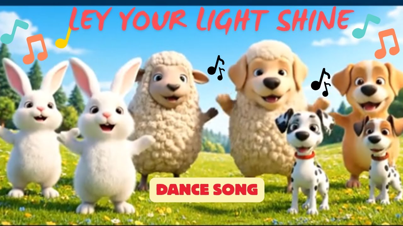 Let your light shine | This little light of mine | Songs for Kids | Dance song | Light