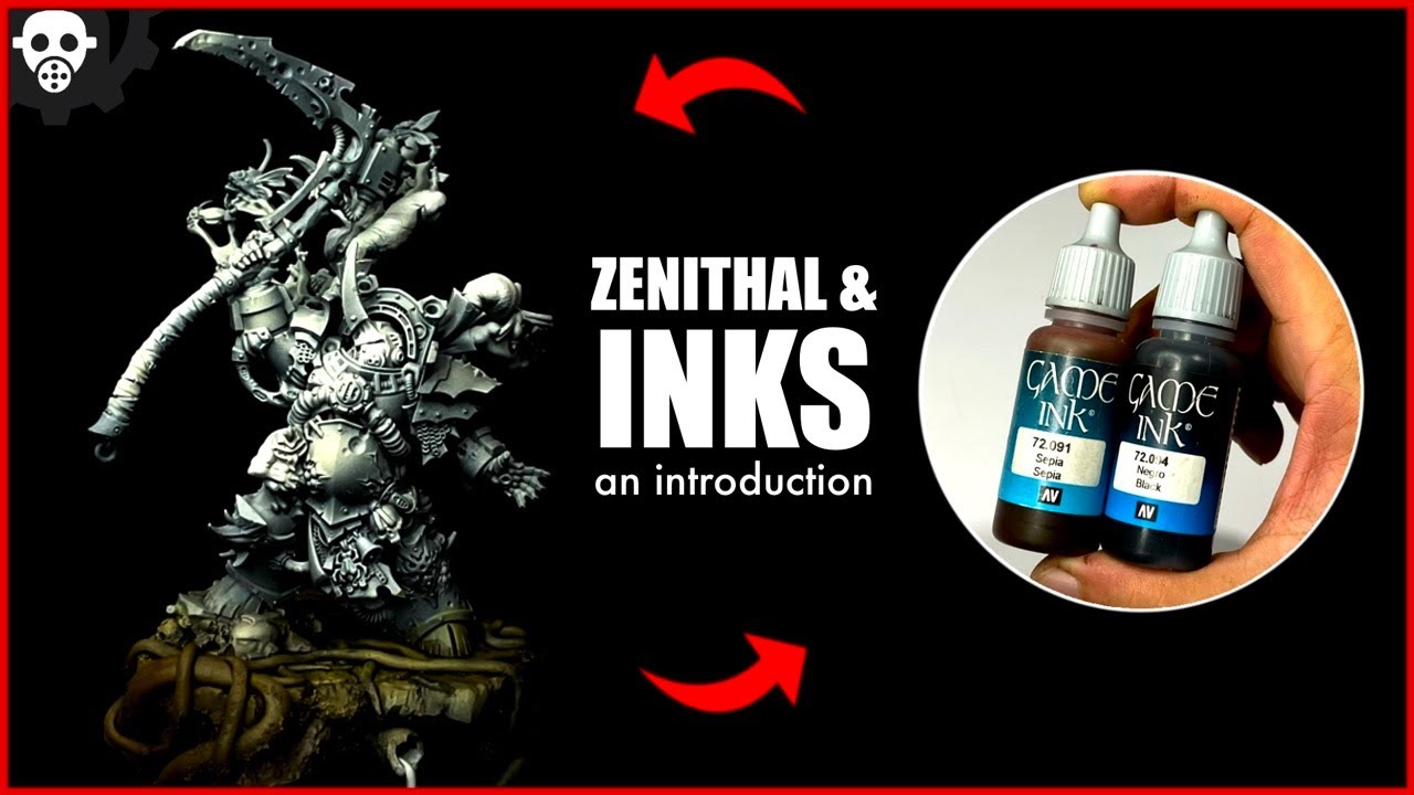 Zenithal Undercoat & Vallejo INKS Ft. Death Guard Typhus
