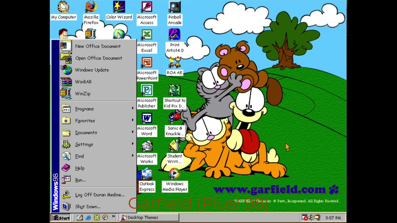 Classic Windows 98 Desktop Themes (Original & Plus!) Start-Up & Shutdown Sounds V3