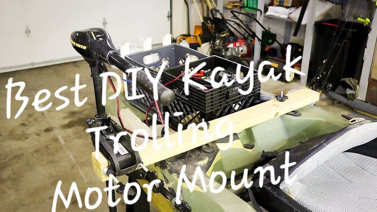 Best DIY Kayak Trolling motor mount (How to) Field and Stream Shadow Caster