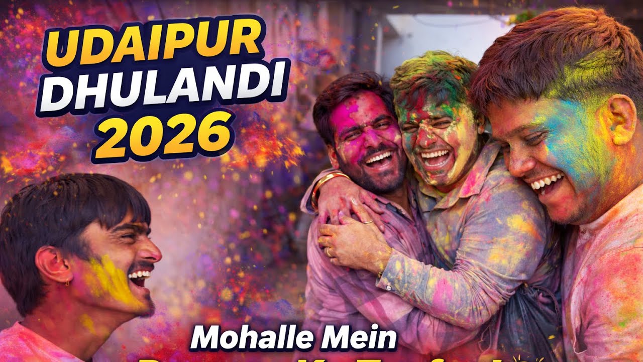 Udaipur Ke Mohalle Ki Dhulandi 2026 🎨 | Aisi Holi Kabhi Nahi Dekhi!