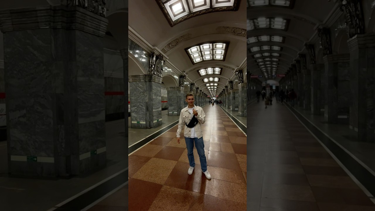 🌊🚇Первая очередь Петербургского метро #метро #спб #транспорт #питер #поезда #россия #shorts