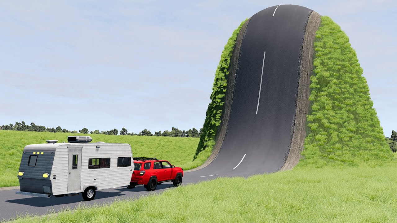 Cars vs Giant Bulge #8 &ndash; BeamNG.Drive