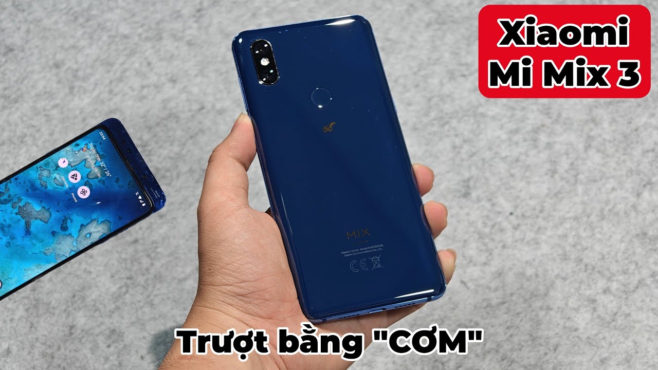 Xiaomi Mi Mix 3 5G  - Smartphone trượt bằng CƠM, M&agrave;n h&igrave;nh 